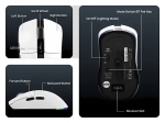 Aula професионална геймърска мишка Wireless Gaming Mouse SC590 PRO - Smart Display, Black