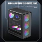 Gamemax кутия Case ATX - Storm 2 AB - 6 x 120 mm Addressable RGB fans