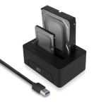 ACT Докинг стейшън AC1504, USB 3.1 Gen1 за 3.5"/2.5" HDD/SSD черен