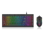 Комплект клавиатура и мишка Redragon S141 с RGB осветление - черен