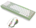 Комплект клавиатура+мишка Redragon S134 Combo - бял