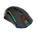 Геймърска мишка Redragon Nix M914-RGB с безжична и кабелна Bluetooth връзка с RGB осветление - черна