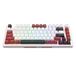 Геймърска механична клавиатура Redragon Stormhunter K721WRB-RGB с RGB осветление - бяла