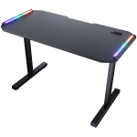 COUGAR DEIMUS 120 Gaming Desk, Dual-sided RGB Lighting Effects, Medium Density Fiberboard, 1220x605(mm), USB 3.0 x2, USB 3.0 Type-C x1, RGB button