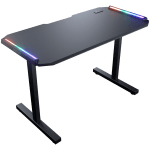 COUGAR DEIMUS 120 Gaming Desk, Dual-sided RGB Lighting Effects, Medium Density Fiberboard, 1220x605(mm), USB 3.0 x2, USB 3.0 Type-C x1, RGB button