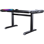 COUGAR Mars, Gaming desk, Multifunction Designs, Dual-sided RGB Lighting Effects, High-strength Welded Steel Frame for Maximum Stability, 1533 x 771 (mm), USB 3.0 x 2 / Audio Jacks x 2 /Power button / Reset button / Backlight button