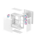 Кутия DeepCool CG580 4F WH, ATX