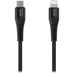 CANYON cable MFI-4 Type-C to Lightning 1.2m Black