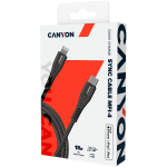 CANYON cable MFI-4 Type-C to Lightning 1.2m Black
