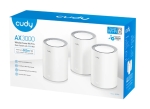 Рутер Cudy M3000 (3-Pack) AX3000 Wi-Fi 6 Mesh 2402Mbps at 5GHz + 574Mbps at 2.4GHz