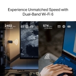 Двубандов Wi-Fi 6 безжичен USB адаптер Tp-Link Archer TX50U AX3000