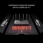 Двубандов Wi-Fi 7 геймърски рутер TP-Link Archer GE400 BE6500