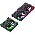 Gamemax Комплект вентилатори Fan Pack 3-in-1 3x120mm - FN12A-N2 WL-R - Reverse, Daisy-Chain, A-RGB