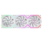 Gamemax Комплект вентилатори Fan Pack 3-in-1 3x120mm - FN12A-N2 WL-RW - Reverse, Daisy-Chain, A-RGB, White