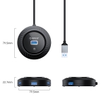 Orico хъб USB3.0 HUB - 4 x USB3.0 - YK2-U3-18-BK