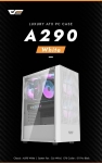 Darkflash кутия Case ATX - A290 White - 3 x 120 mm RGB fans included