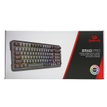 Геймърска жична и безжична механична клавиатура Redragon Bragi Pro Bluetooth K688GB-RGB-PRO - черно/сиво