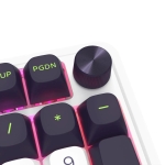 Bluetooth и безжична механична геймърска клавиатура Redragon Eisa Max K686WBG-RGB-MAX RGB осветление - бяло/зелено