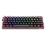 Механична геймърска клавиатура Redragon Fizz K617-RGB_RD RGB черна
