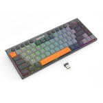 Геймърска жична и безжична Bluetooth механична клавиатура Redragon Horus SE K609GG-RGB-PRO с RGB подсветка - сива