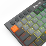 Геймърска жична и безжична Bluetooth механична клавиатура Redragon Horus SE K609GG-RGB-PRO с RGB подсветка - сива
