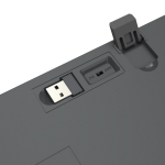 Геймърска жична и безжична Bluetooth механична клавиатура Redragon Horus SE K609GG-RGB-PRO с RGB подсветка - сива