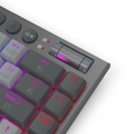 Геймърска жична и безжична Bluetooth механична клавиатура Redragon Horus SE K609GG-RGB-PRO с RGB подсветка - сива