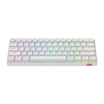 Bluetooth/USB Type-C механична RGB клавиатура Redragon Draconic PRO RGB K530W-RGB-PRO_BR Brown Switch - бяла