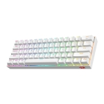 Bluetooth/USB Type-C механична RGB клавиатура Redragon Draconic PRO RGB K530W-RGB-PRO_BR Brown Switch - бяла