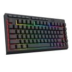 Геймърска клавиатура Redragon Crescent Pro K524RGB-PRO с кабел и безжична Bluetooth, RGB осветление - черна