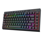 Геймърска клавиатура Redragon Crescent Pro K524RGB-PRO с кабел и безжична Bluetooth, RGB осветление - черна