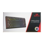 RGB Геймърска клавиатура Redragon Crescent K524-RGB - черна