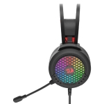 Геймърски слушалки Redragon Carmen H261 с RGB осветление - черни