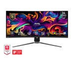 Монитор MSI MAG 341CQP QD-OLED Curved - 34" 175Hz, UWQHD (3440x1440) 21:9, QD-OLED, 1800R, 0.03ms