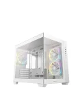 Кутия DeepCool CG330 3F WH, mATX, 3x120mm ARGB Fans included
