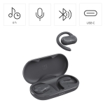 Hama Блутут слушалки Open-ear, „Spirit Open“, True Wireless, приложение