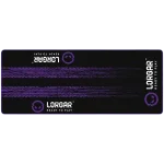 LORGAR RX1FM, Sim Racing Floor Mat Advanced, Stitched edge, 1,700X700X3 mm, Black/purple
