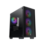 Xigmatek кутия Case mATX - NYX Air II - 4 RGB Fans