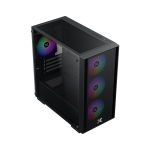 Xigmatek кутия Case mATX - NYX Air II - 4 RGB Fans