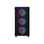 Xigmatek кутия Case mATX - NYX Air II - 4 RGB Fans