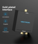 Vention аудио конвертор Analog Audio Convertor Optical/Coaxial F -> 2 x RCA/TRS 3.5mm F - BDFB0