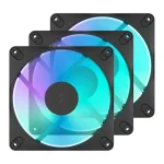 Вентилатор Fractal Design 120MM DYNAM3 RGB BLACK 3PACK