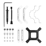DeepCool охладител за процесор CPU Cooler - AK500 Digital White - LGA1700/AM5