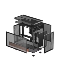 Кутия DeepCool CH260 WOOD, Mini Tower, mATX