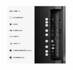 Телевизор Hisense 65" E7S, 4K Ultra HD 3840x2160, QLED, Quantum Dot, HDR 10+, HLG, Dolby Vision, DTS Virtual X, Smart TV,Light Sensor,WiFi Direct, BT, Anyview Cast, 3xHDMI, 2xUSB, LAN, CI+, DVB-T2/C/S2, Black