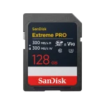 SanDisk Карта памет Extreme Pro SDXC 128GB 300MB/s & 300Mb/s Class 10 V90 UHS-II