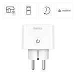 HAMA Смарт мини контакт, Wi-Fi, Гласов контрол, 3680 W