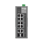 10-портов гигабитов индустриален лесно управляем комутатор TP-Link Omada IES210GPP с 6 PoE+ порта и 2 PoE++ порта