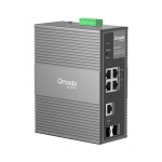 6-портов гигабитов индустриален лесно управляем комутатор TP-Link Omada IES206GPP с 3 PoE+ порта и 1 PoE++ порта