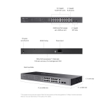 20-портов комутатор TP-Link Omada ES220GMP Gigabit Easy Managed Switch с 16 PoE+ порта